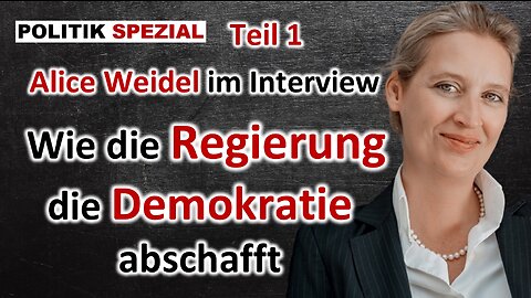 Die Regierung lenkt vom eigenen Versagen ab | Interview mit Dr. Alice Weidel (AfD)