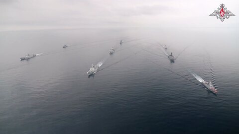 Russian Chinese Naval drills around their coastline (aka= freedom of Navigation according to NATO)