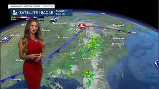 Cooler air with rain are on the way