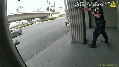 San Diego Harbor police video released of armed man shot in car