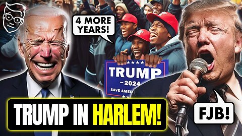 Trump STUNS World: Throws Surprise Campaign RALLY in Streets of HARLEM! Crowd ROARS NY Goes INSANE🔥