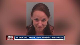 Police: Woman went on hit-and-run rampage