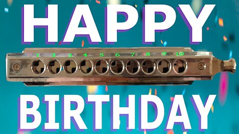 How to Play Happy Birthday to You on a Chromatic Harmonica Part II