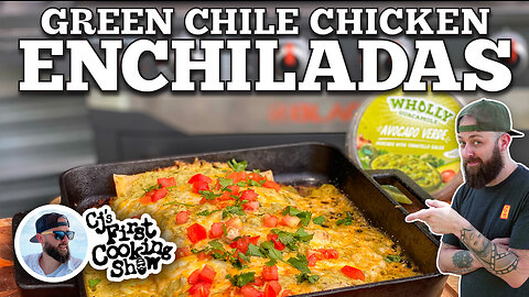 CJ's Green Chile Chicken Enchiladas | Blackstone Griddles