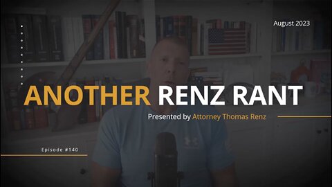 Tom Renz | Faith, Culture and Why Trump Needs to Hire an Ugly Attorney