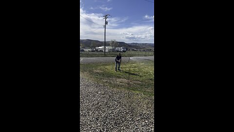 Dad taming a cobra