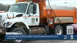 Skyrocketing oil prices impact road resurfacing projects
