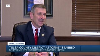 Tulsa County District Attorney stabbed, expected to recover