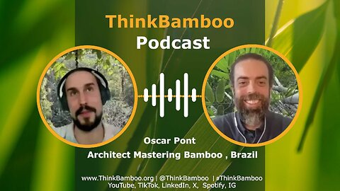 French Architect and Carpenter in Brazil Mastering Bamboo 🎋