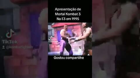 Apresentação de Mortal Kombat 3 na E3 de 1995