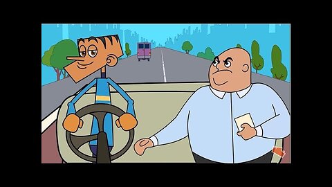 Suppandi Learns How To Drive | How To Drive Video - Animated Funny Video - Suppandi Videos