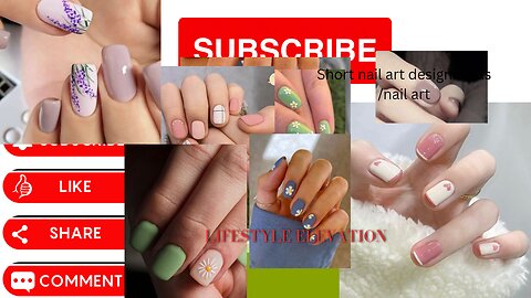 Short nail Art ideas for 2023/short nail art