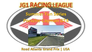 Race 5 | JG1 Racing League | Porsche Cayman GT4 | Road Atlanta Grand Prix | USA