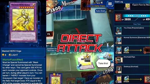 YuGiOh Duel Links - Defeated Desert Twister Monster (Yubel Event : Duelist Chronicles GX)