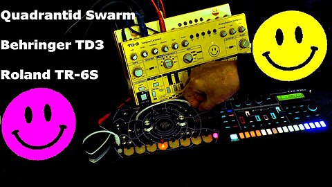 Acid Techno Improvisation #01 - Eowave Quadrantid Swarm - Behringer TD3 - Roland TR 6S