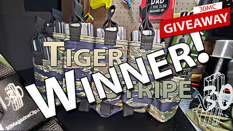 Tiger Stripe Giveaway Winner!