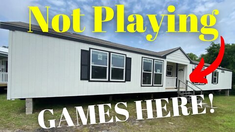 NEVER EVER Seen a SINGLE WIDE MOBILE HOME This Nice | They weren’t playing! | Mobile Home Tour
