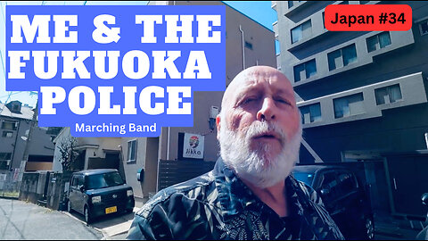 Me and the Fukuoka Police…marching band in Japan #34