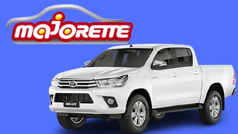 Toyota Hilux Majorette Miniatura Fantástica com os mínimos detalhes