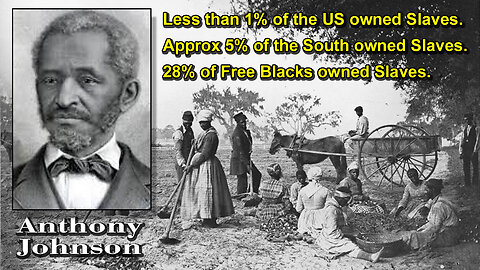 The 1st Slave Owner in the American Colonies was Anthony Johnson (A Black Man) 👨🏿⛓️✊🏿