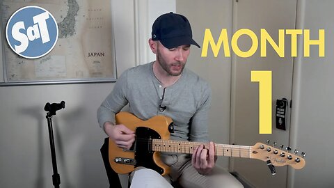 9 MONTH GUITAR CHALLENGE | How Much Can I Improve? - Part 02 - 1 Month Check-In