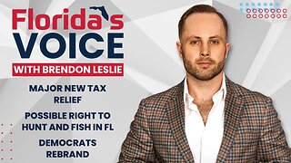 Major new tax relief, possible right to hunt and fish in FL,street racing law, MORE