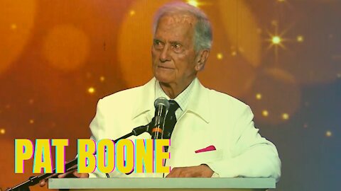 Pat Boone - ICVM Legend Award Acceptance Speech - NRB 2021