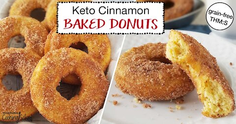 Keto Cinnamon & Sugar Donuts