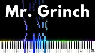 Youre A Mean One Mr Grinch Jazz Piano Tutorial [No Talk]