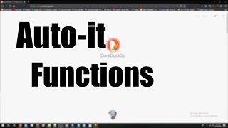 Autoit: Functions