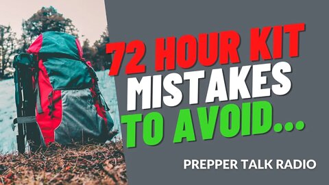 72 Hour Emergency Kit | 72 Hour Bug Out Bag Info | From Ep 164