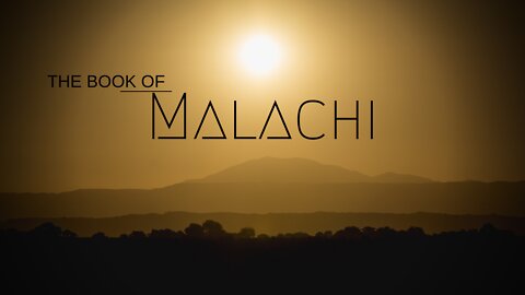 Book of Malachi, Part 4 (The Priest's Unfaithfulness to God's Levitical Commands)