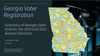 Georgia Voter Registration 2020 and 2022
