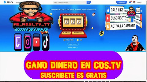 GANO DINERO EN COS.TV https://acortar.link/MAKI