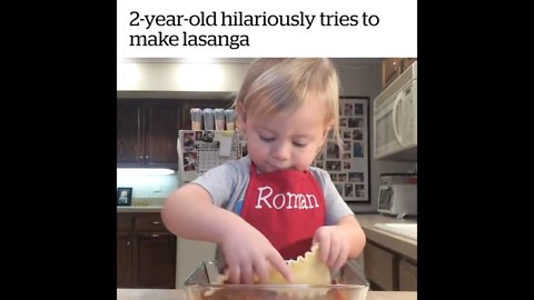 This 2 year old chef is so amazing!