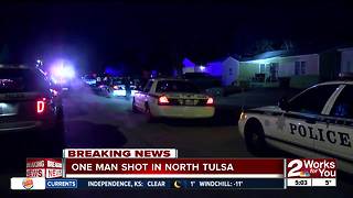 Tulsa Police respond to overnight shooting in North Tulsa