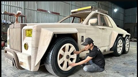 Building The World's Most Special ROLL ROYCE 6x6 For My Son original sound