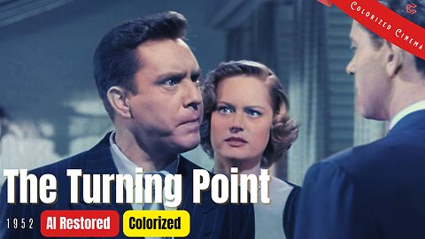 The Turning Point (1952) | Colorized | Subtitled | William Holden | Film Noir Crime