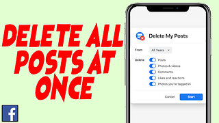 How to Delete All Posts on Facebook at Once