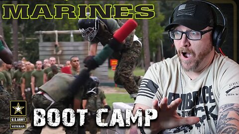 Army Veteran reacting to Marine boot camp