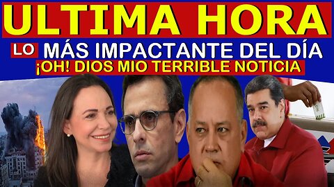 🔴SUCEDIO HOY! URGENTE HACE UNAS HORAS! LO MAS IMPACTANTE DE HOY LUNES - NOTICIAS DE VENEZUELA HOY