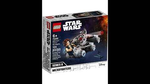 Millennium Falcon Microfighter Unboxing and Speed Build Lego Star Wars 75295