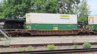 Norfolk Southern Train Meet from Berea, Ohio June 5, 2021