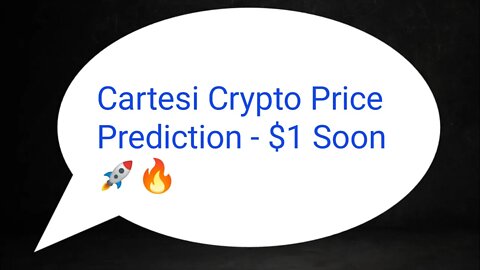 Cartesi Price Prediction 🚀 CTSI Price 95000X Soon 🚀 Cartest Coin Analysis Crypto