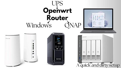 Connecting CyberPower UPS Device to Openwrt router for Windows and QNAP
