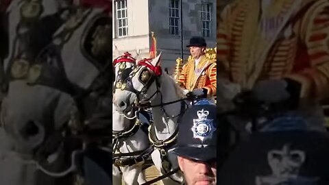 King Charles at horse guards #horseguardsparade