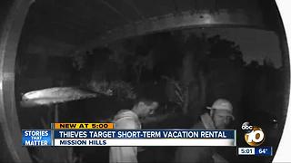 Thieves target Mission Hills short-term vacation rental