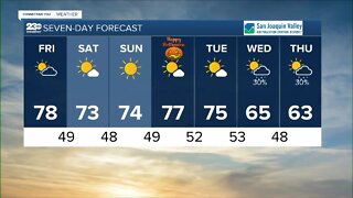 23ABC Weather for Thursday, October 27, 2022