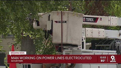 Worker electrocuted while working on power lines