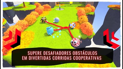 Fling to the Finish - Supere Obstáculos em Divertidas Corridas Cooperativas (Jogo para PC)